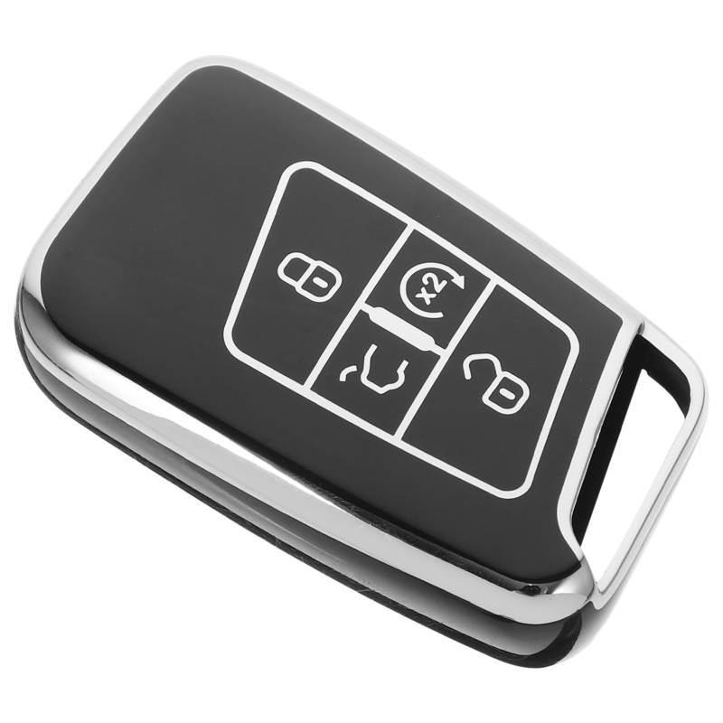 GANAZONO Schlüsselbox autoschlüssel etui autoschlüsseltasche Zubehör Karte Autotelefonhalter fernbedienungshalter schlüsselanhänger fob schlüssel Abdeckung Fob-Halter Black von GANAZONO