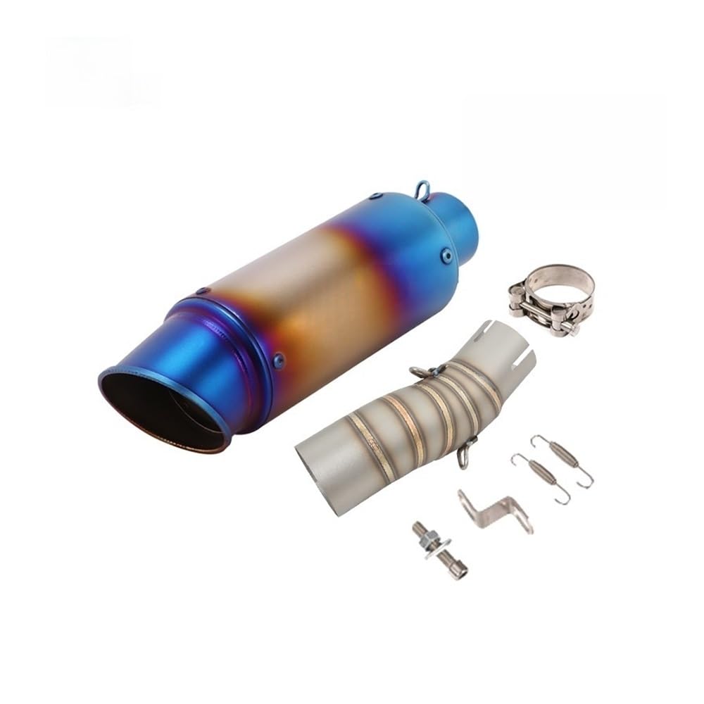 Abgasrohr Rohrauspuff Für 450 SR 450SS 450 NK 2022 2023 Volle Motorrad Auspuff Modifizieren Mittleres Verbindungsrohr Carbon Faser Schalldämpfer Flucht Moto von GANGEV