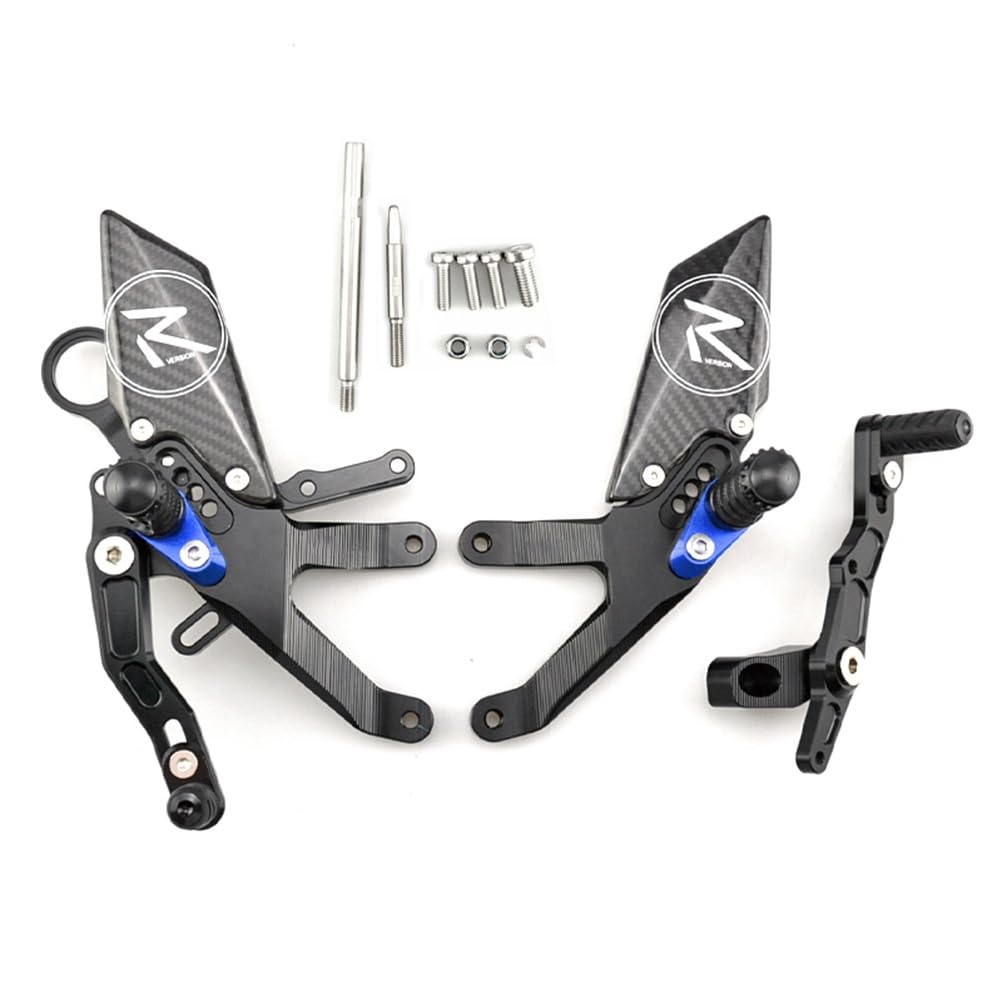 Fußrasten Hinten Sets Erhöhen Pedal Einstellbare Fußrastenanlage Fußrasten Schalthebel Brems Kit Für S1000RR S1000R HP4 2015-2018 von GANGEV