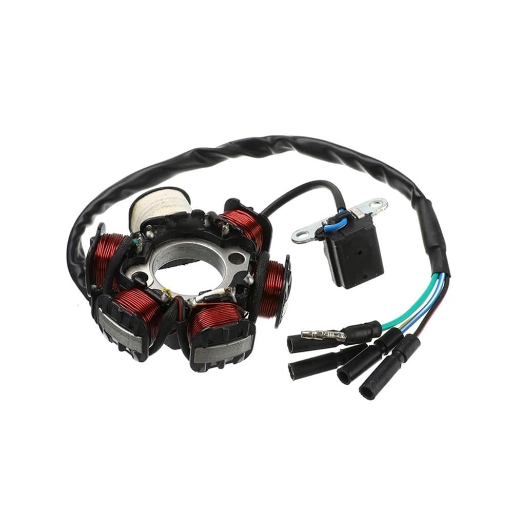 Motorrad Magneto Stator Coil 1Set Voll Komplette Elektrik Kabelbaum CDI STATOR 6 Spule Für Motorrad ATV Quad Pit Bike Buggy Go Kart 90cc 110cc 125cc von GANGEV