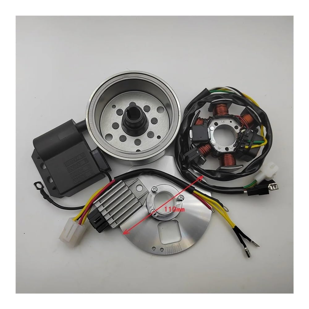 Motorrad Magneto Stator Coil AM6 12V Schwungrad CDI Gleichrichter Zündspulen Set Für Zundapp Ducai Zündung Simson Für Ap&rilia Für Beta MBK Für Peugeot Rieju Für Yam&aha DT von GANGEV