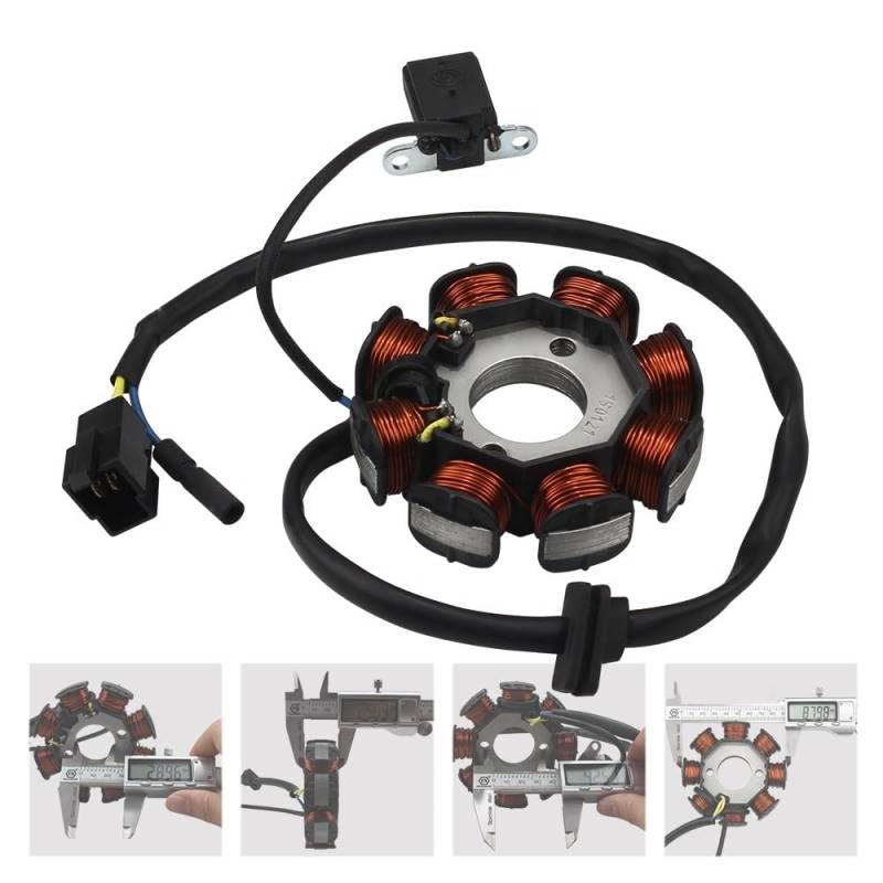 Motorrad Magneto Stator Coil Für Dio Af18 CB200 CB250 Motorrad Zündung Stator Magneto Spulen Luftgekühlten Motoren CB8 Kit Pit Bike Moto Zubehör von GANGEV