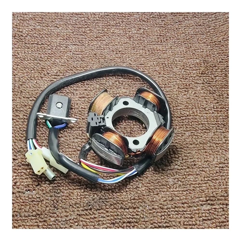 Motorrad Magneto Stator Coil Für SU&ZUKI AG100 AG50 V100 SJ50 Leichte 4 Spule Power Generator Tuning Upgrade Stator Spule Magneto Rotor Zündung von GANGEV