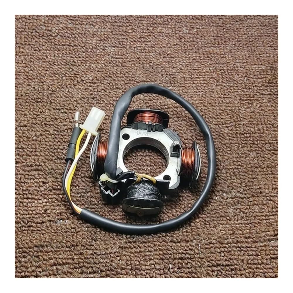 Motorrad Magneto Stator Coil Für SU&ZUKI AG100 AG50 V100 SJ50 Leichte 4 Spule Power Generator Tuning Upgrade Stator Spule Magneto Rotor Zündung von GANGEV