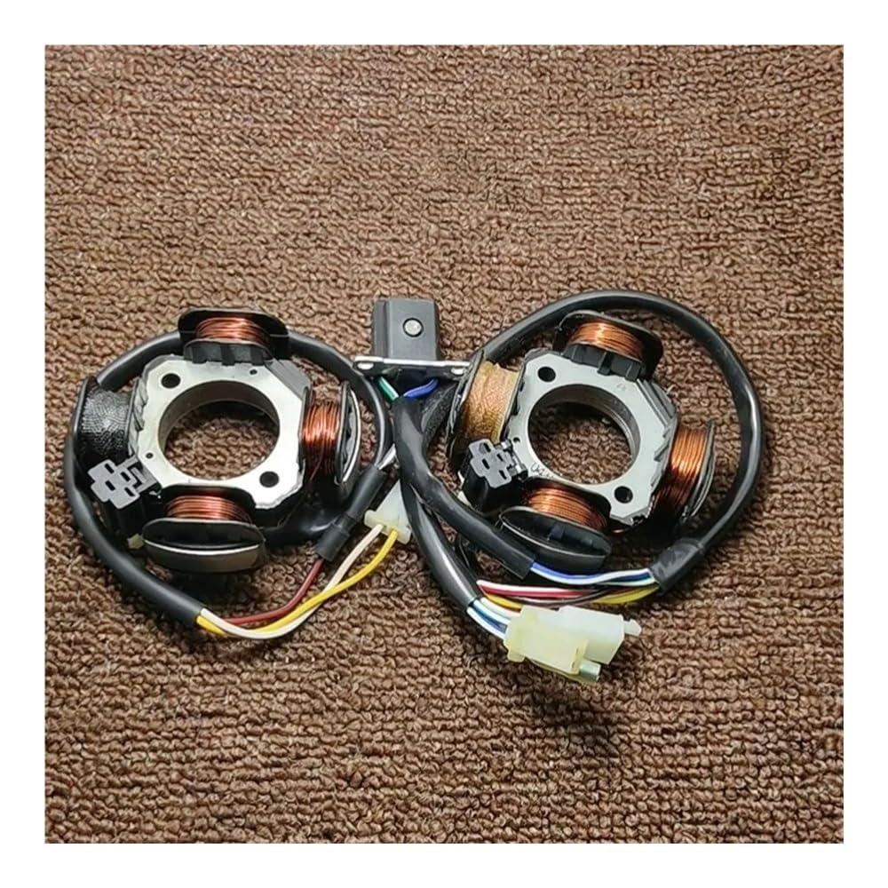 Motorrad Magneto Stator Coil Für SU&ZUKI AG100 AG50 V100 SJ50 Leichte 4 Spulen Stromgenerator Tuning Upgrade Statorspule Magneto Rotor Zündung von GANGEV