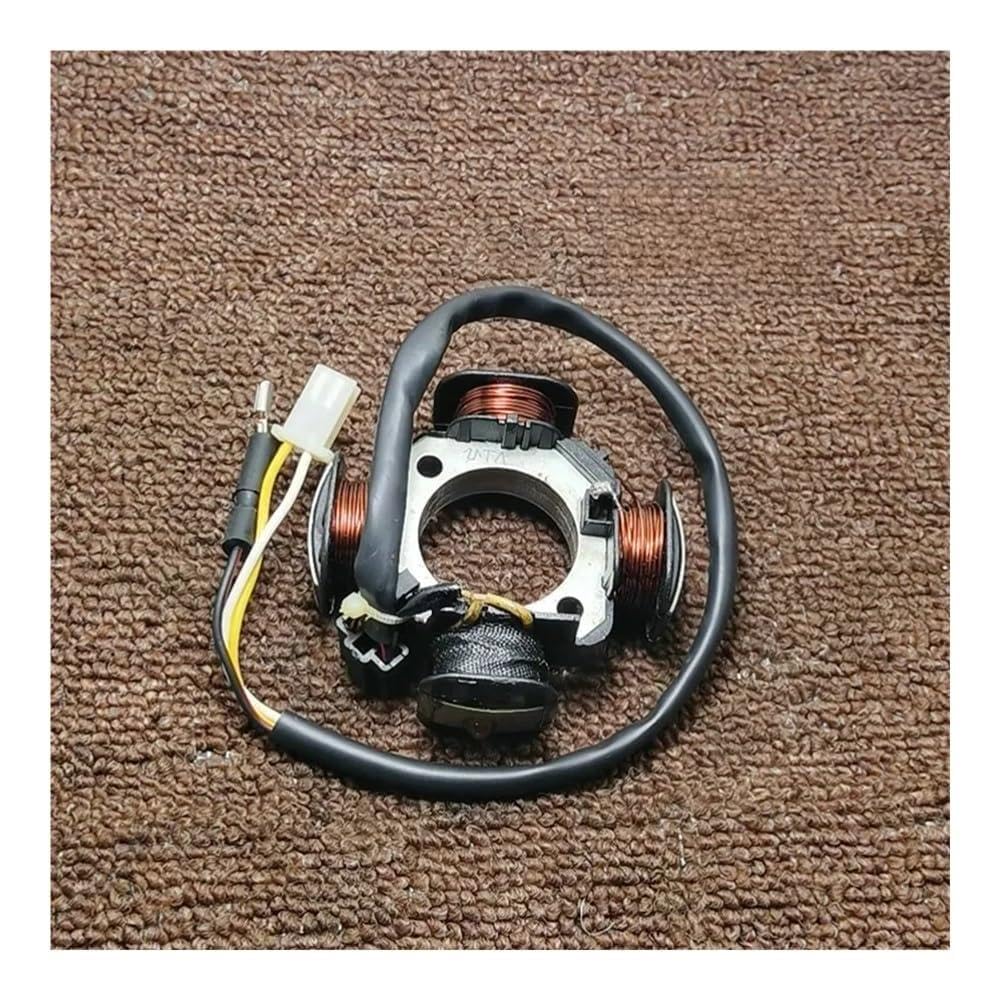 Motorrad Magneto Stator Coil Für SU&ZUKI AG100 AG50 V100 SJ50 Leichte 4 Spulen Stromgenerator Tuning Upgrade Statorspule Magneto Rotor Zündung von GANGEV