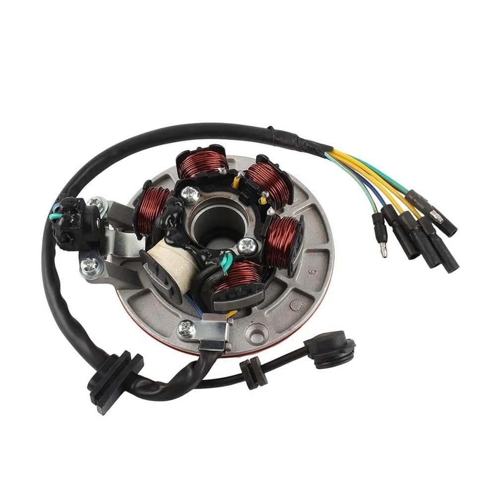 Motorrad Magneto Stator Coil Für Yinxiang Motorrad 5 Draht 6 Pole Magneto Stator Spule Roller Dirt Bike ATV Für Lifan Kick Start 140 Teile Moped Generator von GANGEV