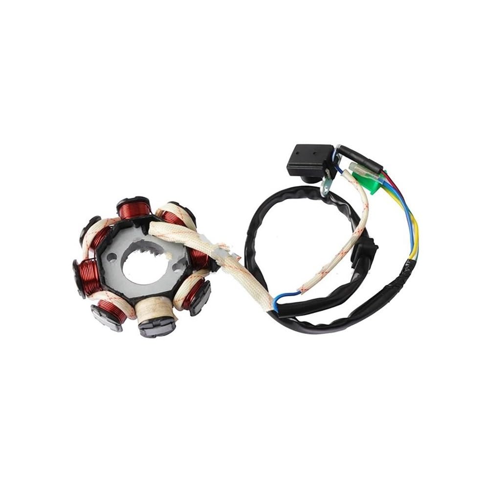 Motorrad Magneto Stator Coil Magneto Stator Zündung Generator 8 Pole Spule Für GY6 125cc 150cc Moped Roller ATV Dirt Bike Motorrad Zubehör von GANGEV