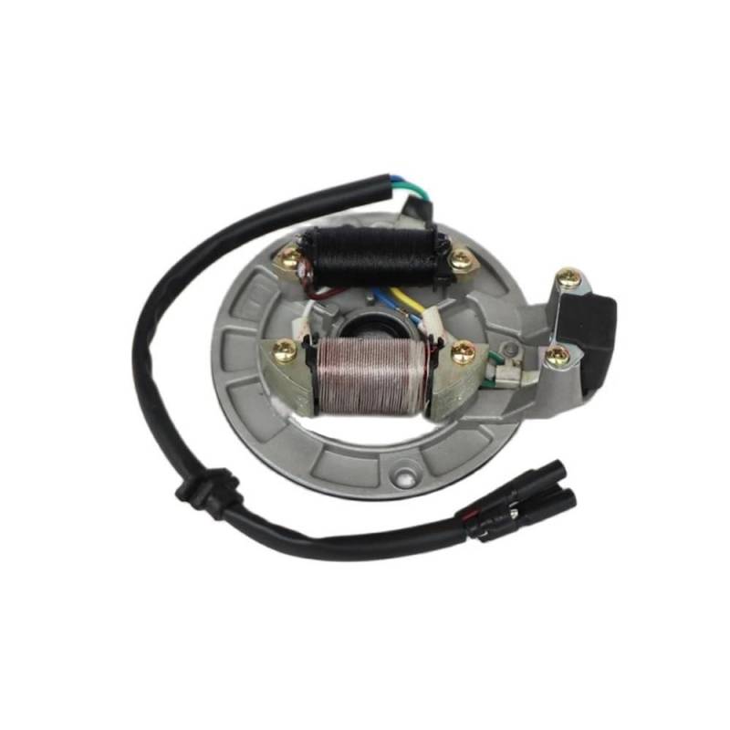 Motorrad Magneto Stator Coil Motorrad 2 Spule Magneto Stator Platte Rotor Für 50cc 70cc 90cc 110cc 125cc Motor Teil Pit Dirt Bike ATV Quad von GANGEV