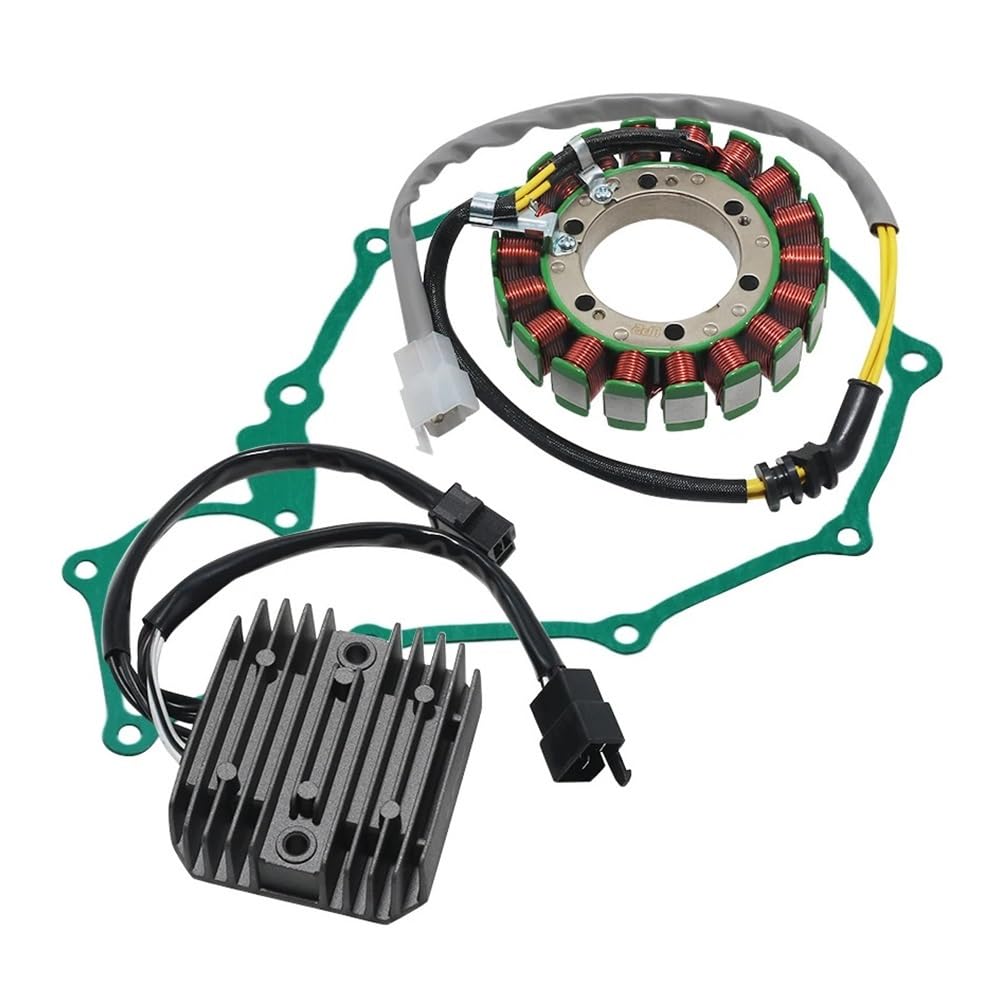 Motorrad Magneto Stator Coil Motorrad Regler Gleichrichter + Zündung Stator Spule + Abdeckung Dichtung Für Shadow 400 600 VLX NV400 NV600 VRX400 VT600C /CD/CD2 von GANGEV