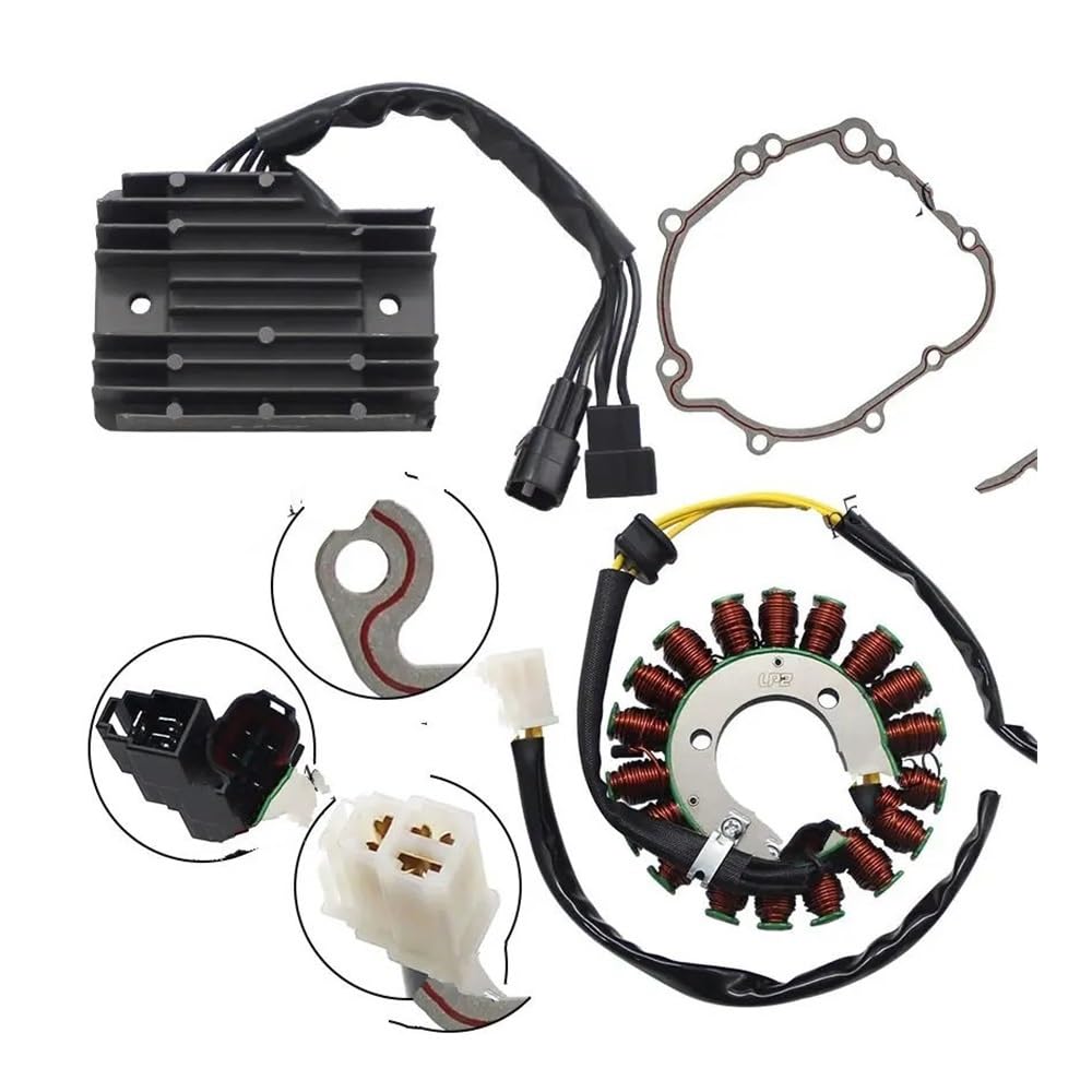 Motorrad Magneto Stator Coil Motorrad Spannungsreglergleichrichter + Generator Stator Spule + Dichtung Für SU&ZUKI GSXR600 GSXR750 GSXR 750 31401-01H10 31401-01H11 von GANGEV