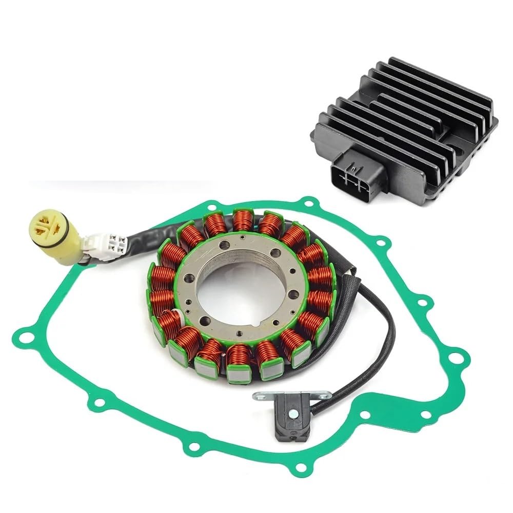 Motorrad Magneto Stator Coil Stator Spule Regler Gleichrichter Dichtung Für Yam&aha Grizzly 660 YFM 660 Rhino 660 YXR660 02-08 5KM-81410-01-00 5BN-81960-00-00 von GANGEV