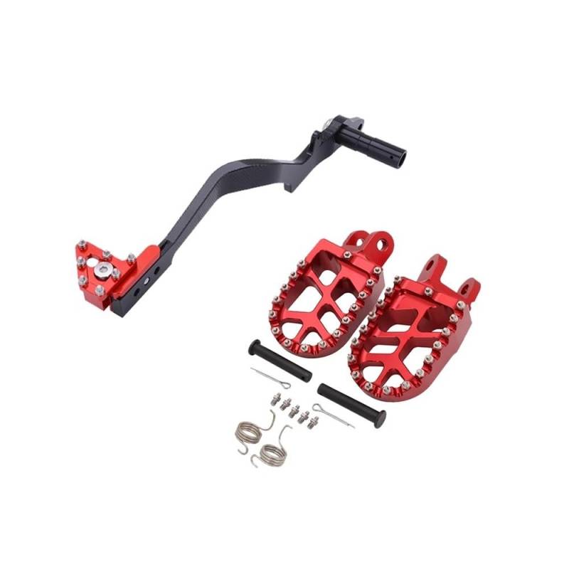 Schalthebel Ganghebel Für XR CRF CRM Baja XR250 XR250R Motorrad CNC Fußrasten Rest Fußrasten Fußstütze Getriebe Bremse Schalthebel Pedal Schalthebel Bremse von GANGEV