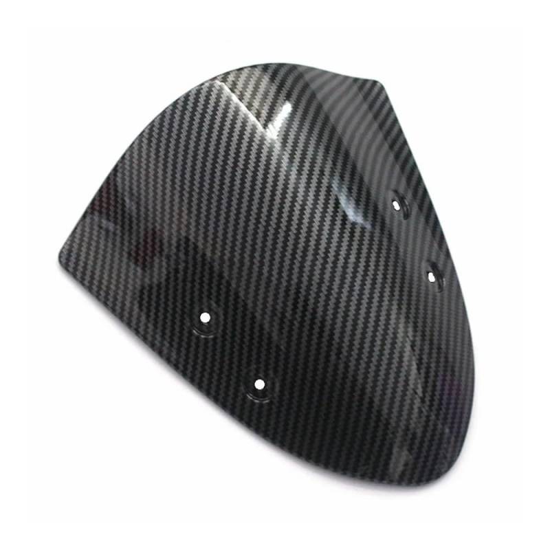 Windschutzscheibe Motorrad Windschutzscheibe Visier Windschutz Für Ka&wasaki ER-6N ER6N 2012 2013 2014 Schwarz Carbon Faser Windabweiser von GANGEV