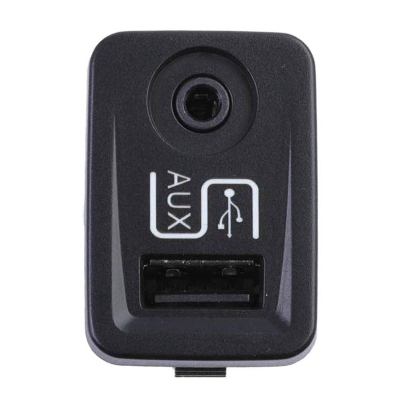 GANYKQ Auto-Aux-USB-Port-Buchse, Stereo-Adapter, kompatibel mit 1SJ82JXWAA 2012–2014 Audio-Interface Audio-Eingang von GANYKQ