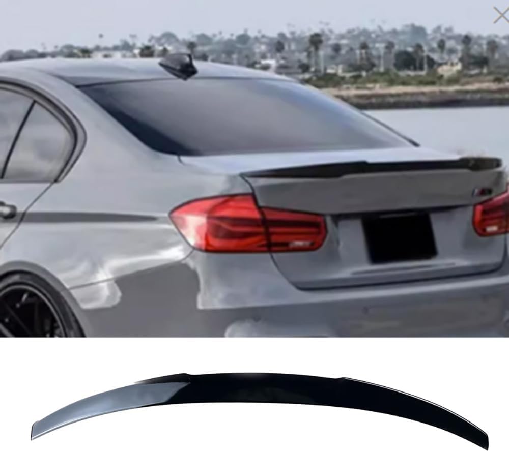 Auto Heckspoiler Spoiler für BMW 3 Series F30 13-18, Auto Spoiler Wing, Auto Heckkofferraum Kofferraumspoiler Heckflügel Tuning Zubehör von GAOGaoxin