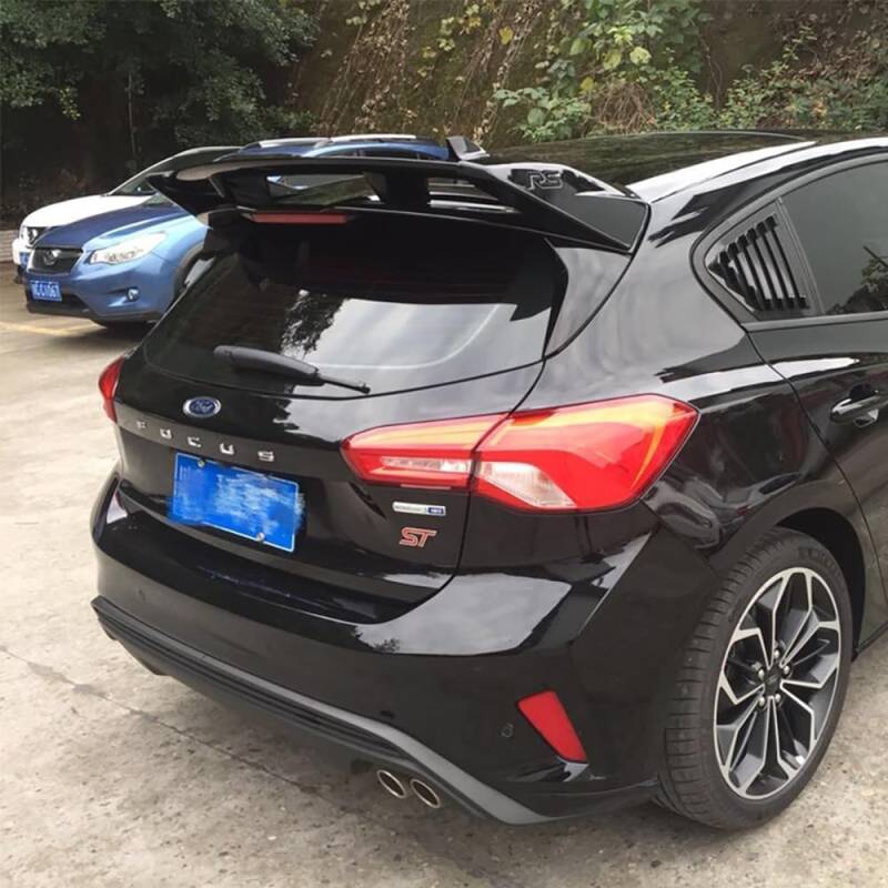 Auto Heckspoiler Spoiler für Ford Focus MK4 RS ST Line 2019 2020 2021 2022, Auto Spoiler Wing, Auto Heckkofferraum Kofferraumspoiler Heckflügel Tuning Zubehör von GAOGaoxin