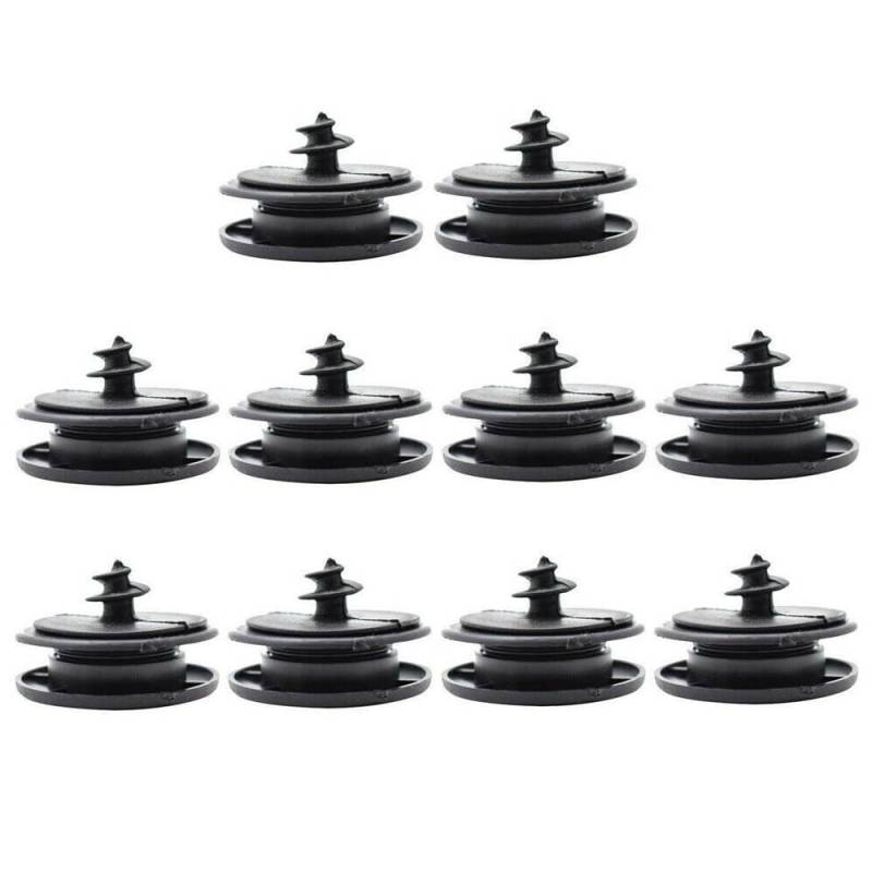 GAOHOU 10 x Universal-Auto-Fußmatten-Clips, Halter, Griffe, Teppichbefestigung, Griffe, Klemmen, Schnallen, rutschfester Verschluss von GAOHOU