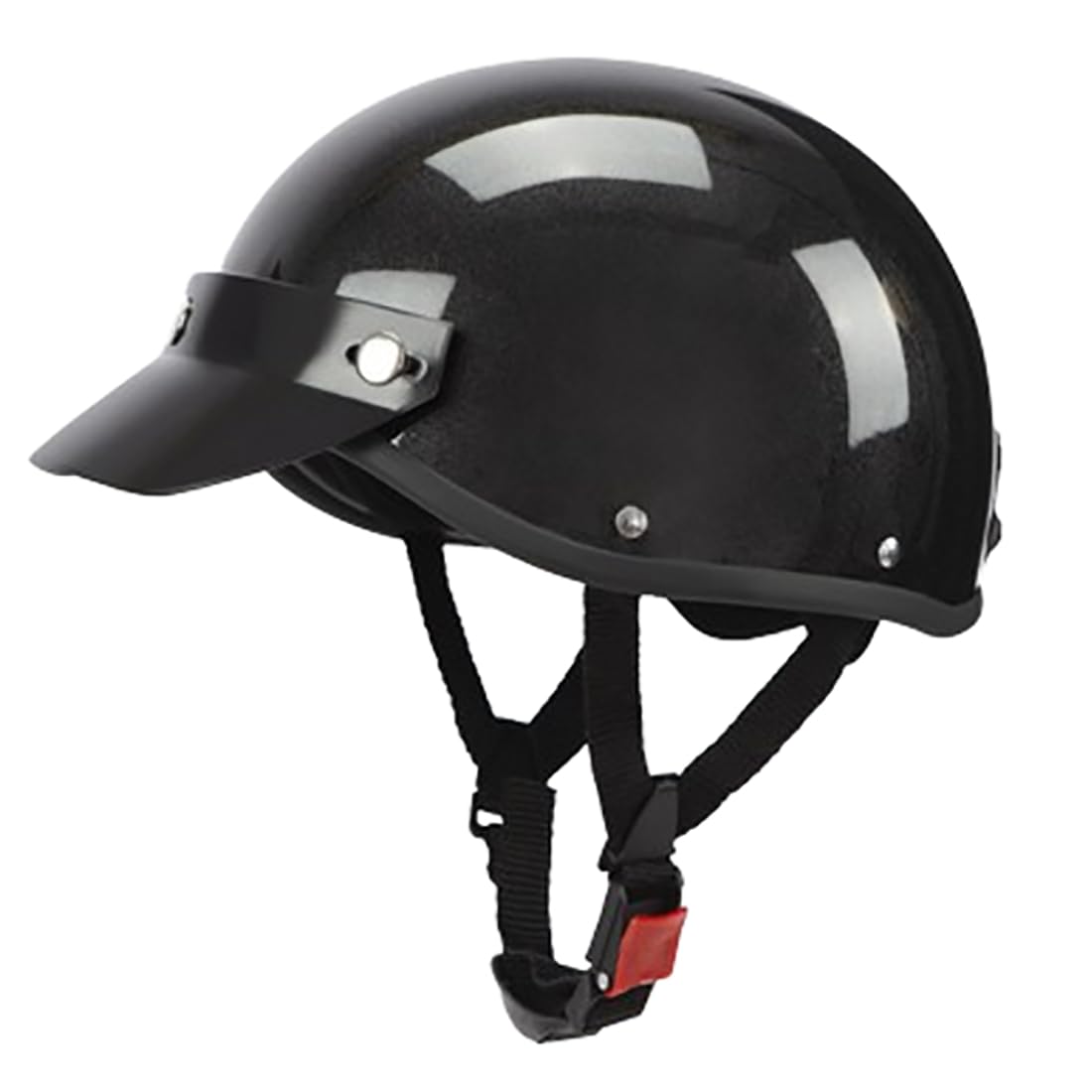 GAORUTO Motorrad Halbhelm Retro Open Face Half Face Crash Jet Motorrad Motorrad Roller Vintage Helm DOT/ECE Für Männer und Frauen E,55~62CM von GAORUTO