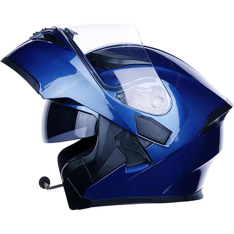 Modularer Bluetooth-Helm Für Motorräder Klapphelm Für Motorräder Mit ECE-Zulassung Integralhelm Mit Doppelter Linse Motorradhelm von GAOZCTT