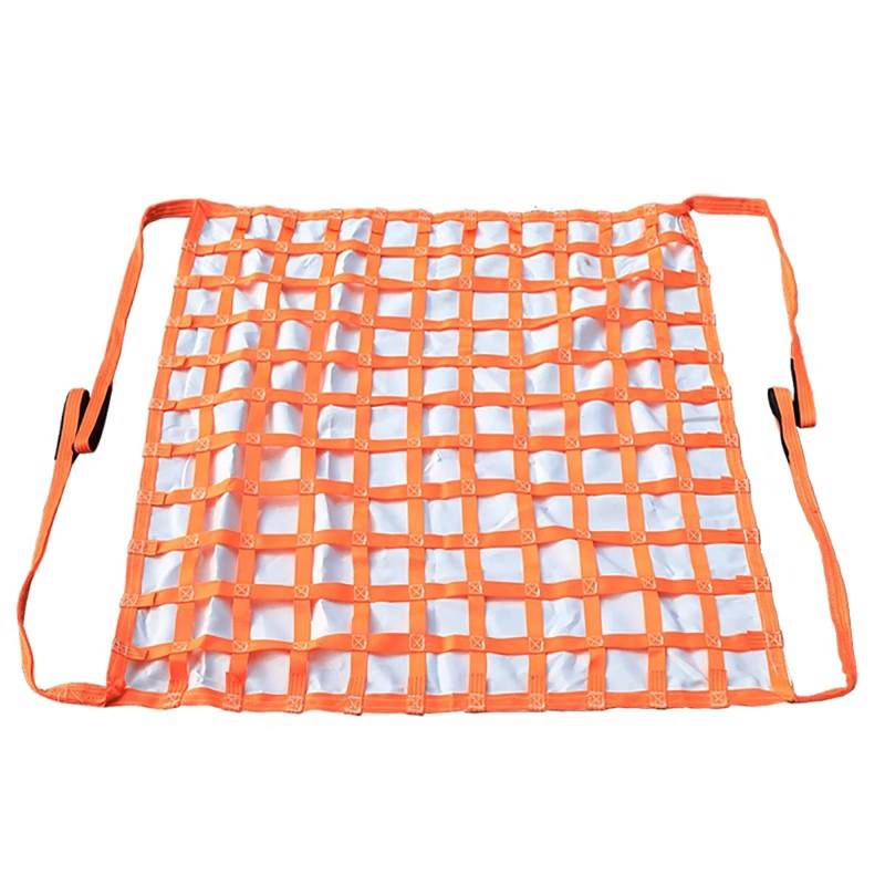 GAPECHNG Cargo Lifting Netting Lifting Cargo Net For Hoisting - Cargo Net For Lifting With Hoist - Sling Hoisting Net Max Load 3 Ton - Flat Nylon Sling Hoisting Net For Unloading Heavy Objects(3.5X3.5 von GAPECHNG