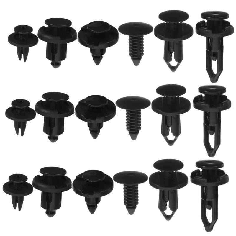 GARVALON 200 Stück Kotflügel Clip Stoßstangen Autoteile Für Karosserie Clips Tür Clips Auto Befestigungselemente Auto Clips Für Autoscooter Teile Für Clips Befestigungselemente von GARVALON