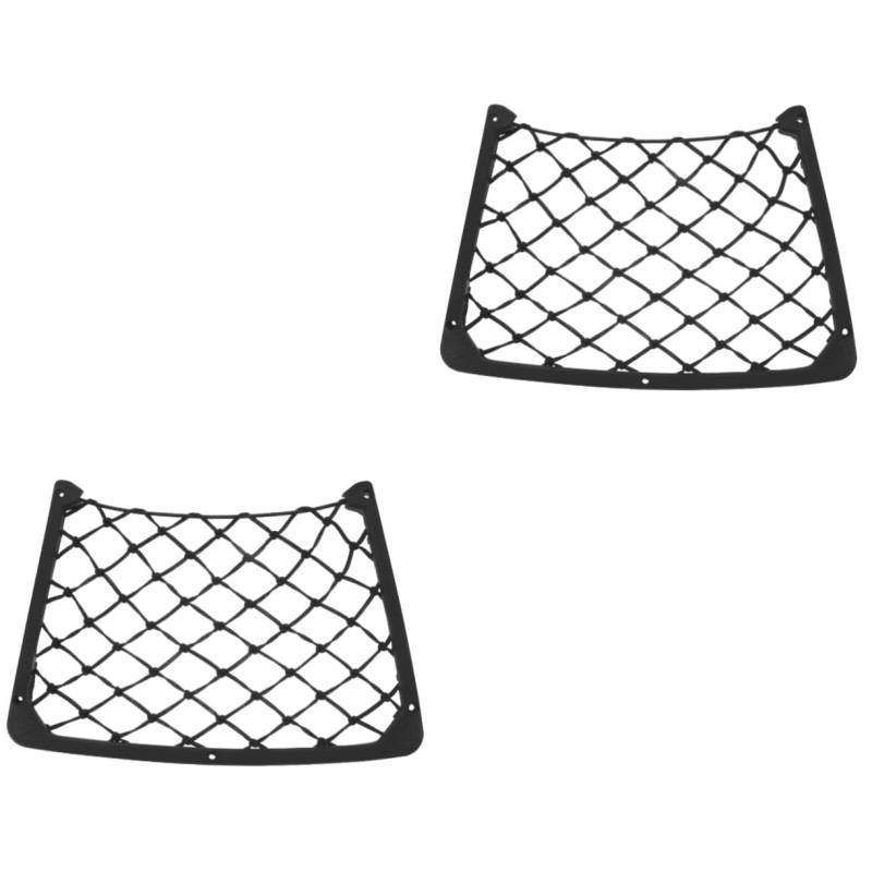 GARVALON 2st Netz Mesh-rückentasche Aufbewahrungstaschen-Organizer Auto Aufbewahrungstasche Autotasche Aufbewahrungstasche Für LKW Autospeicherversorgung Auto Tasche Black Abs von GARVALON