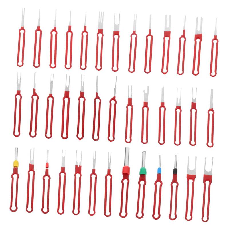 GARVALON 39 Teiliges Terminal Entfernung Werkzeugsatz Für Auto Stiftabzieher Set Kfz Klemmen Entferner Auspinwerkzeug Entriegelungswerkzeug Für Klemmenstifte von GARVALON