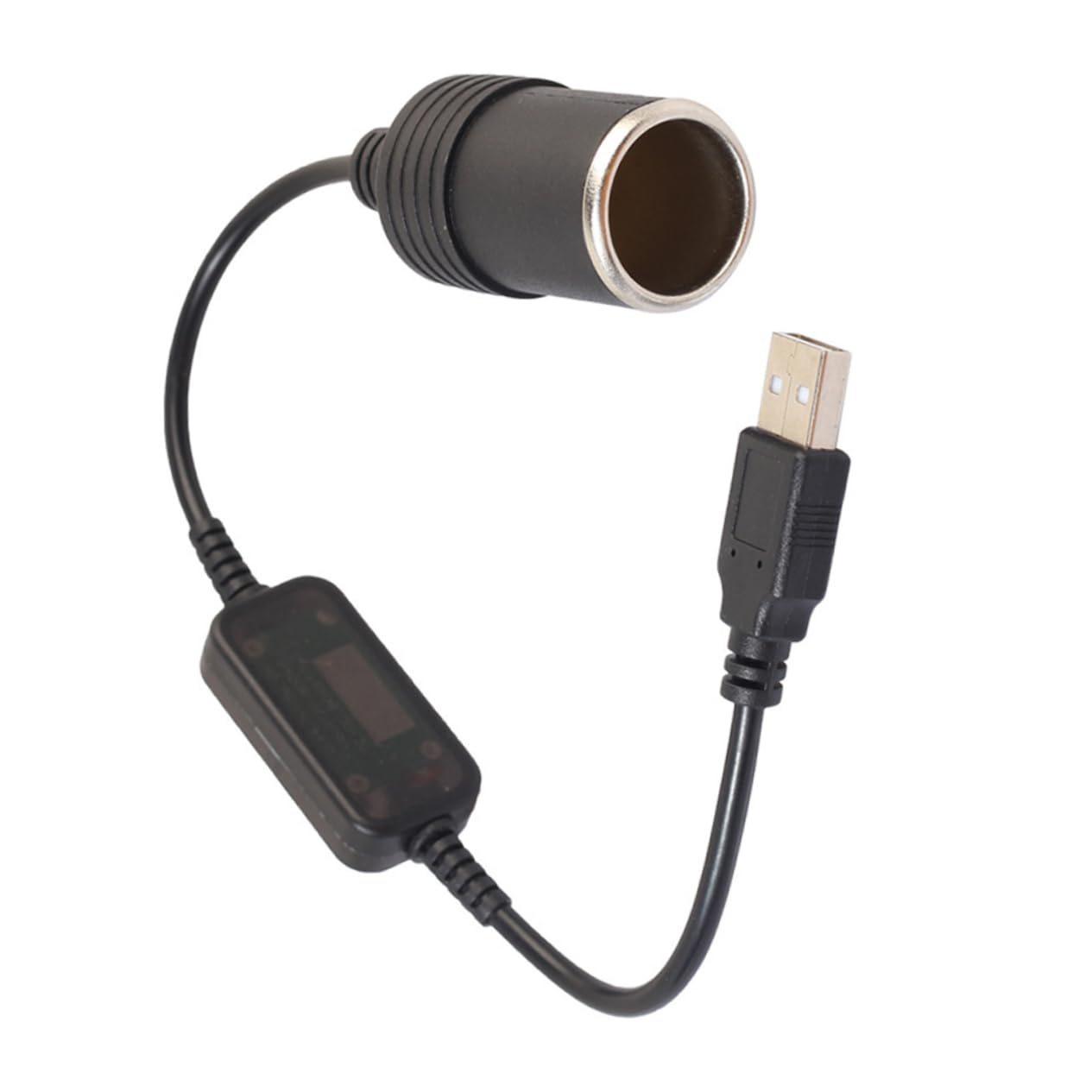 GARVALON Boost Zigarettenanzünder Autozubehör, USB Adapter Von 5 V Auf 12 V, USB Auf Zigarettenanzünder Adapter, Zigarettenanzünder Buchsenkabel, Wechselrichter Konverter, Buchsenkabel, von GARVALON