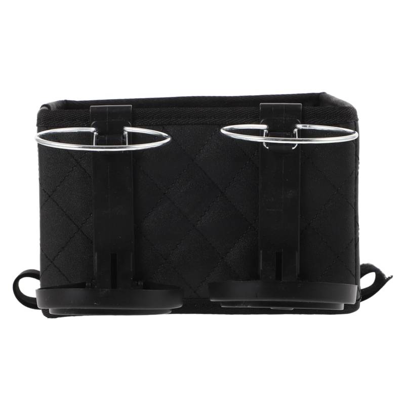 GARVALON Kasten Auto Auto Innenraum Organizer Auto Sitz handlauf kleiderboxen aufbewahrung Armlehnen-Organizer Organisatoren für Automobilkonsolen Leder von GARVALON