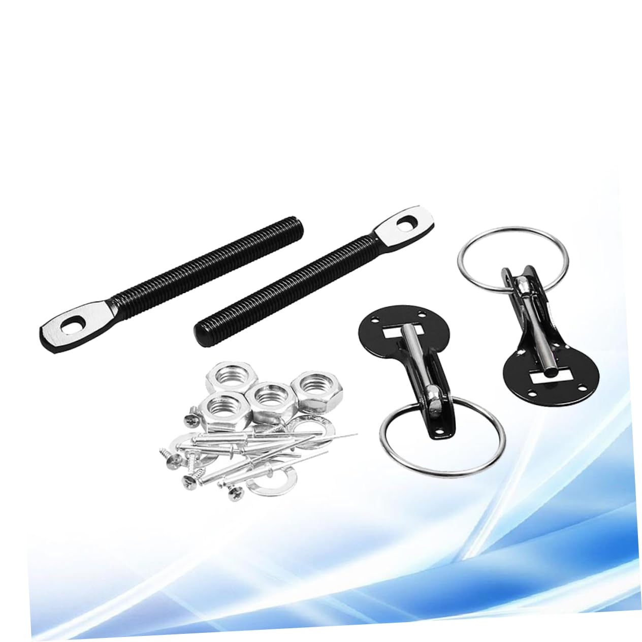 GARVALON Pulling Type Bonnet Lock Kit Aus Universeller Motorhaubenverschluss Für Auto Modifikation von GARVALON