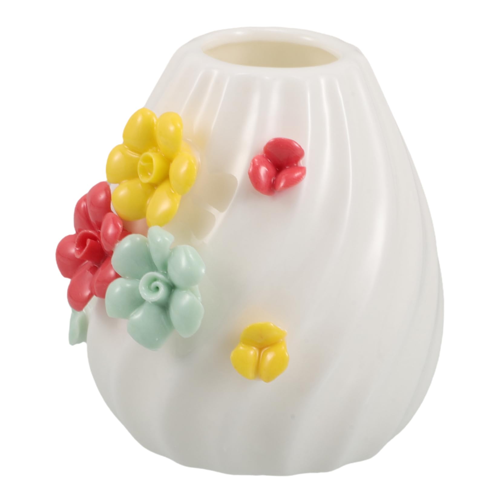 GARVALON Wohnmobil-vase Zeitgenössische Vase Handgefertigte Vase Kleine Dekorative Vase Einfache Vase Innenausstattung Kleine Blumenvase Kunstvase Moderne Inneneinrichtung Keramik von GARVALON