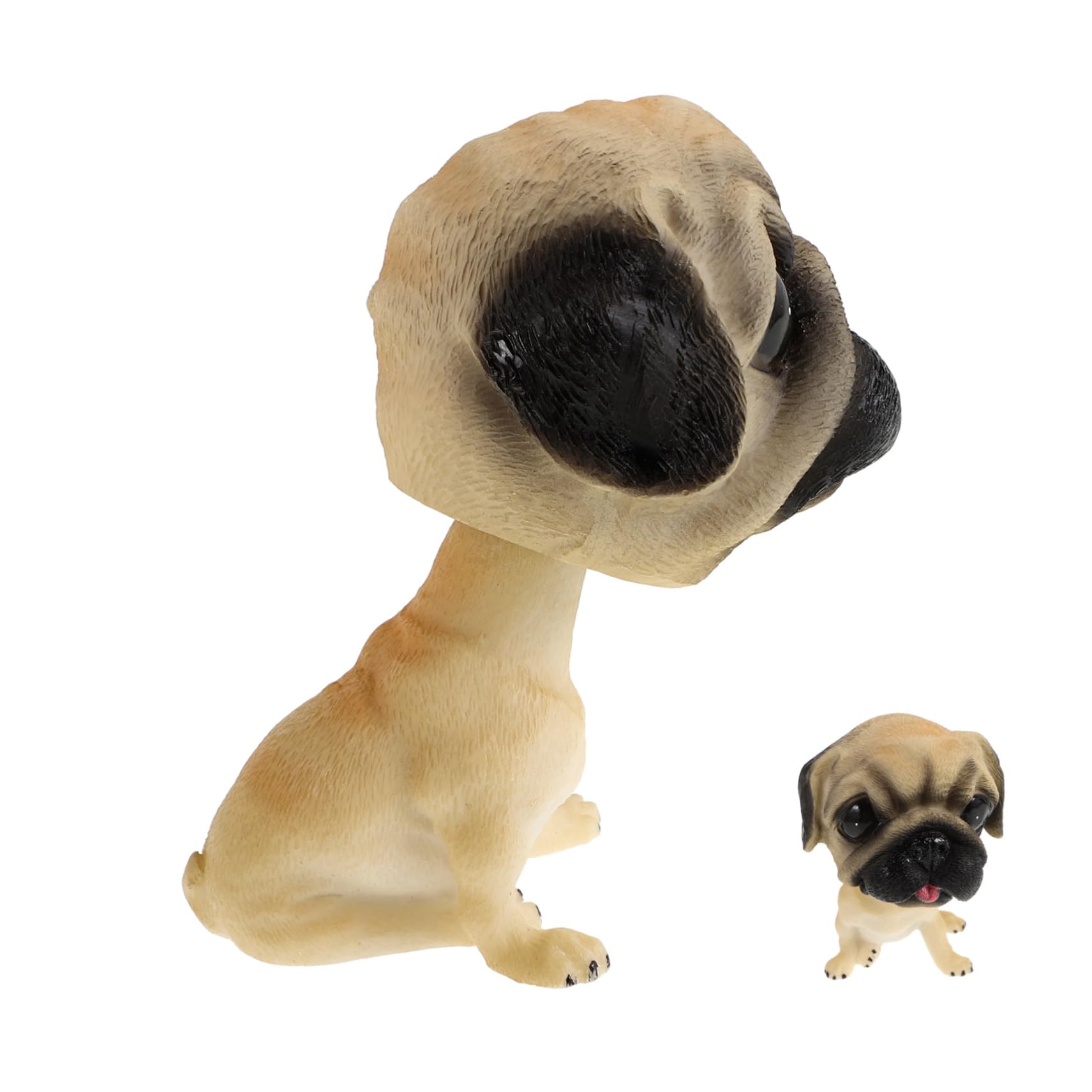 GARVALON üßer Wackelnder Hund Für Armaturenbrett Lustiger Bobblehead Hund Aus Resin Wackelndes Hundespielzeug Niedliche Auto Dekoration Für Hundeliebhaber von GARVALON