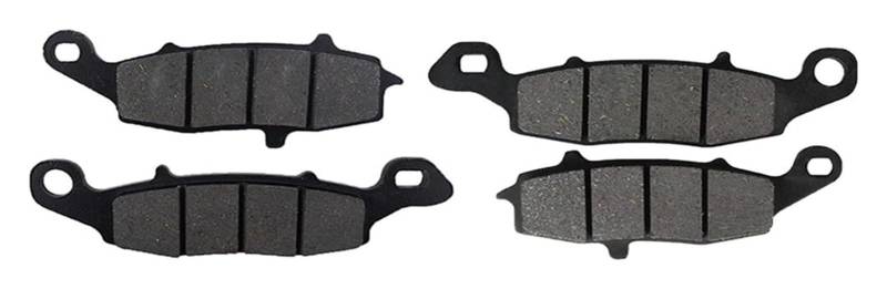 Bremsbelagsatz Für Kawa&saki Für ER6F Für EX650 Für ER6N Für ER650 2006-2011 Motorradbremsbeläge Motorrad Vorne Hinten Bremsbeläge Scheiben Kit Bremsbeläge(Front Pads Set) von GATAVCTKPY