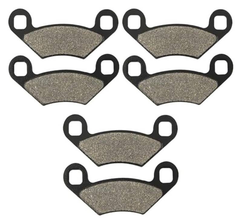 Bremsbelagsatz Für Polaris 325 400 500 550 Motorrad Bremsbeläge Motorrad Vorne Hinten Bremsbeläge Scheiben Bremsbeläge(3 Pairs) von GATAVCTKPY