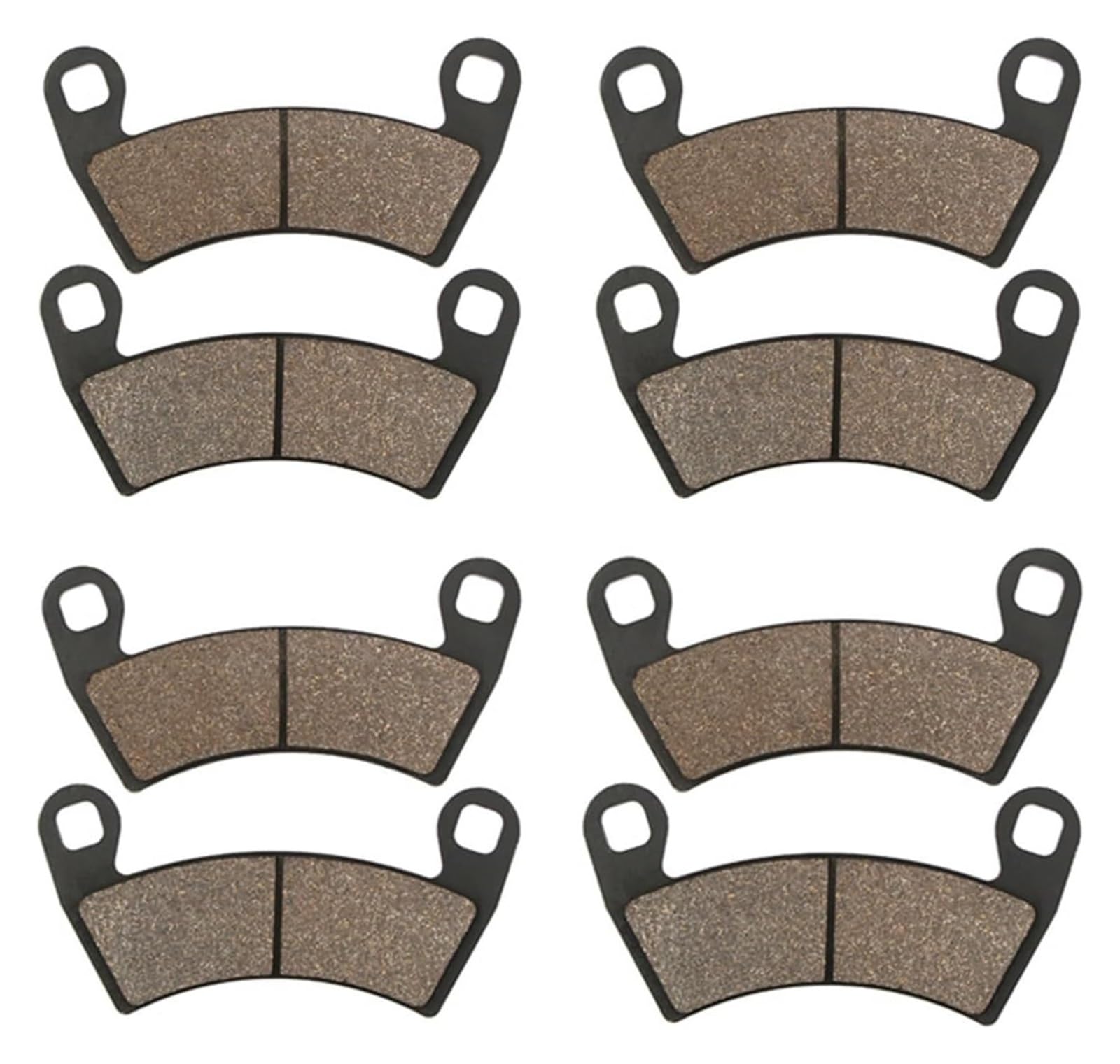 Bremsbelagsatz Für Polaris Für RZR S 900 1000 Für EPS 800 700 Für Ranger Crew 4x4 1/2/3/4 Pairs Motorrad ATV UTV Bremsbeläge Vorne Hinten Kits Bremsbeläge(4 Pairs.) von GATAVCTKPY