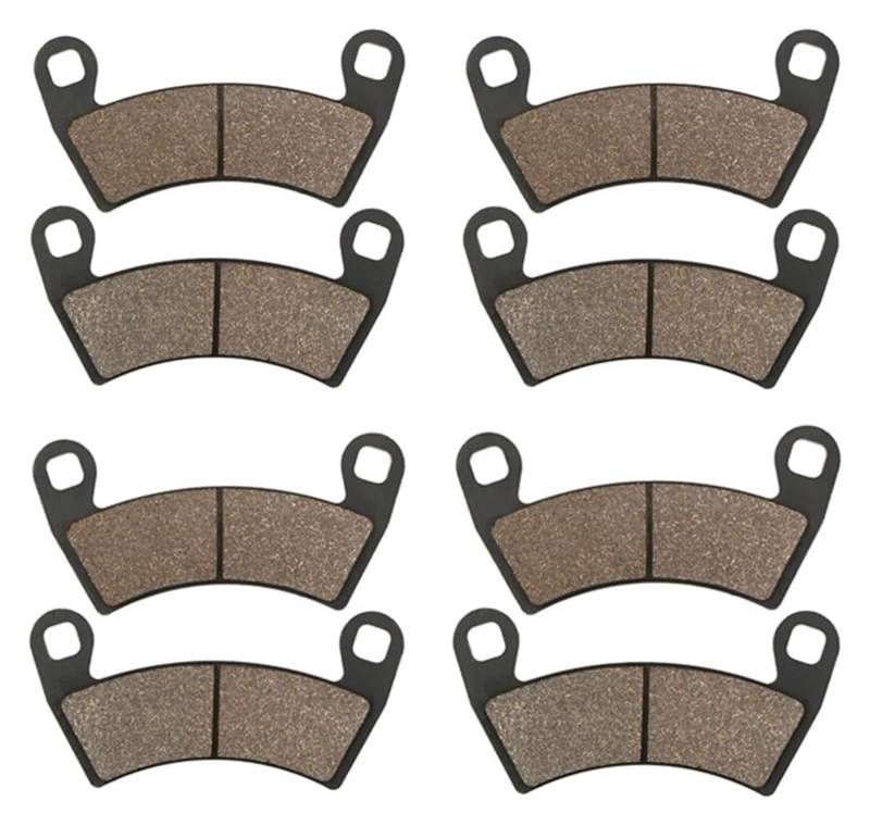 Bremsbelagsatz Für Polaris Für RZR S 900 1000 Für EPS 800 700 Für Ranger Crew 4x4 1/2/3/4 Pairs Motorrad ATV UTV Bremsbeläge Vorne Hinten Kits Bremsbeläge(4 Pairs.) von GATAVCTKPY