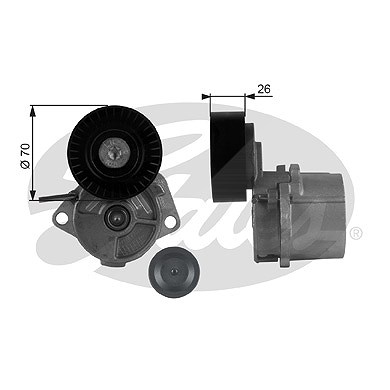 Gates Spannrolle, Keilrippenriemen [Hersteller-Nr. T38223] von GATES
