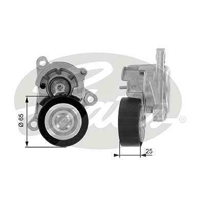 Gates Spannrolle, Keilrippenriemen [Hersteller-Nr. T38320] für Citroën, Peugeot von GATES