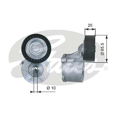 Gates Spannrolle, Keilrippenriemen [Hersteller-Nr. T39281] für Citroën, Fiat, Opel, Peugeot von GATES