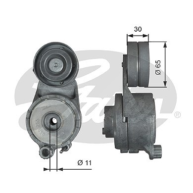 Gates Spannrolle, Keilrippenriemen [Hersteller-Nr. T39294] für Mercedes-Benz von GATES