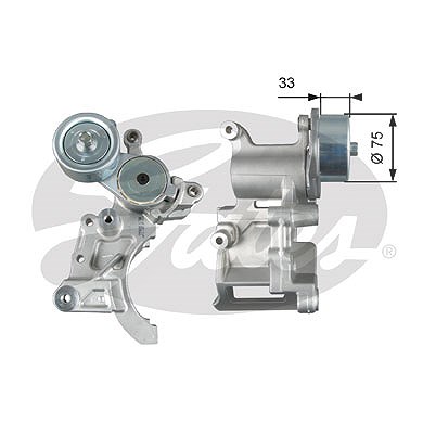 Gates Spannrolle, Keilrippenriemen [Hersteller-Nr. T39271] für Toyota von GATES