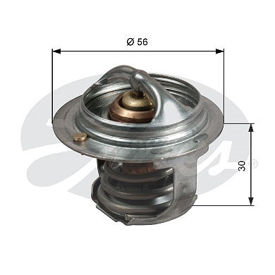 Gates Thermostat, Kühlmittel [Hersteller-Nr. TH50482G1] für Subaru von GATES