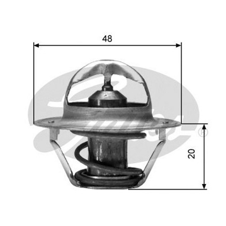 Gates Thermostat Audi 50 80 Ford Scorpio VW Derby Golf 1 2 Passat von GATES