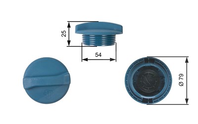 Gates Verschlussdeckel, Kühlmittelbehälter [Hersteller-Nr. RC205] für Seat, VW von GATES