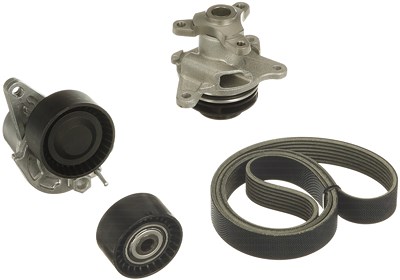 Gates Wasserpumpe + Keilrippenriemensatz [Hersteller-Nr. KP37PK1685XS] für Mercedes-Benz, Nissan, Opel, Renault, Vauxhall von GATES