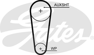 Gates Zahnriemen [Hersteller-Nr. 5683XS] für Audi, Cupra, Seat, Skoda, VW von GATES