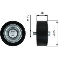 Umlenk-/Führungsrolle, Keilrippenriemen GATES T36621 von Gates