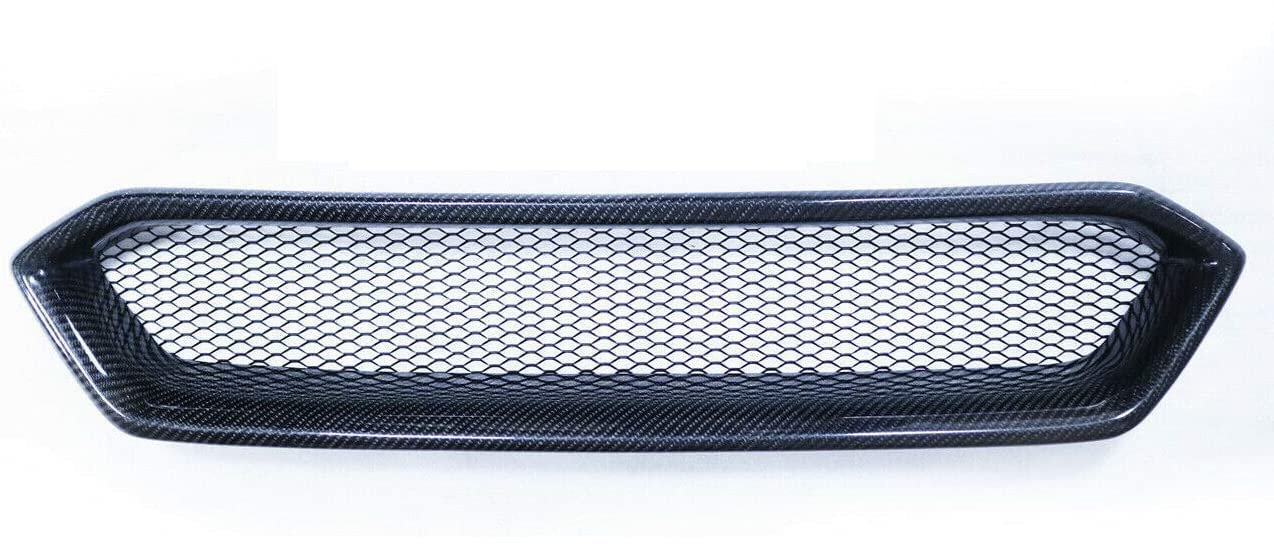 Gazoz Performance Außenzubehör – Badgeless Stil Kohlefaser Frontgrill für 2018–2021 WRX STI VA – schwarzer Gittergrill von GAZOZ PERFORMANCE