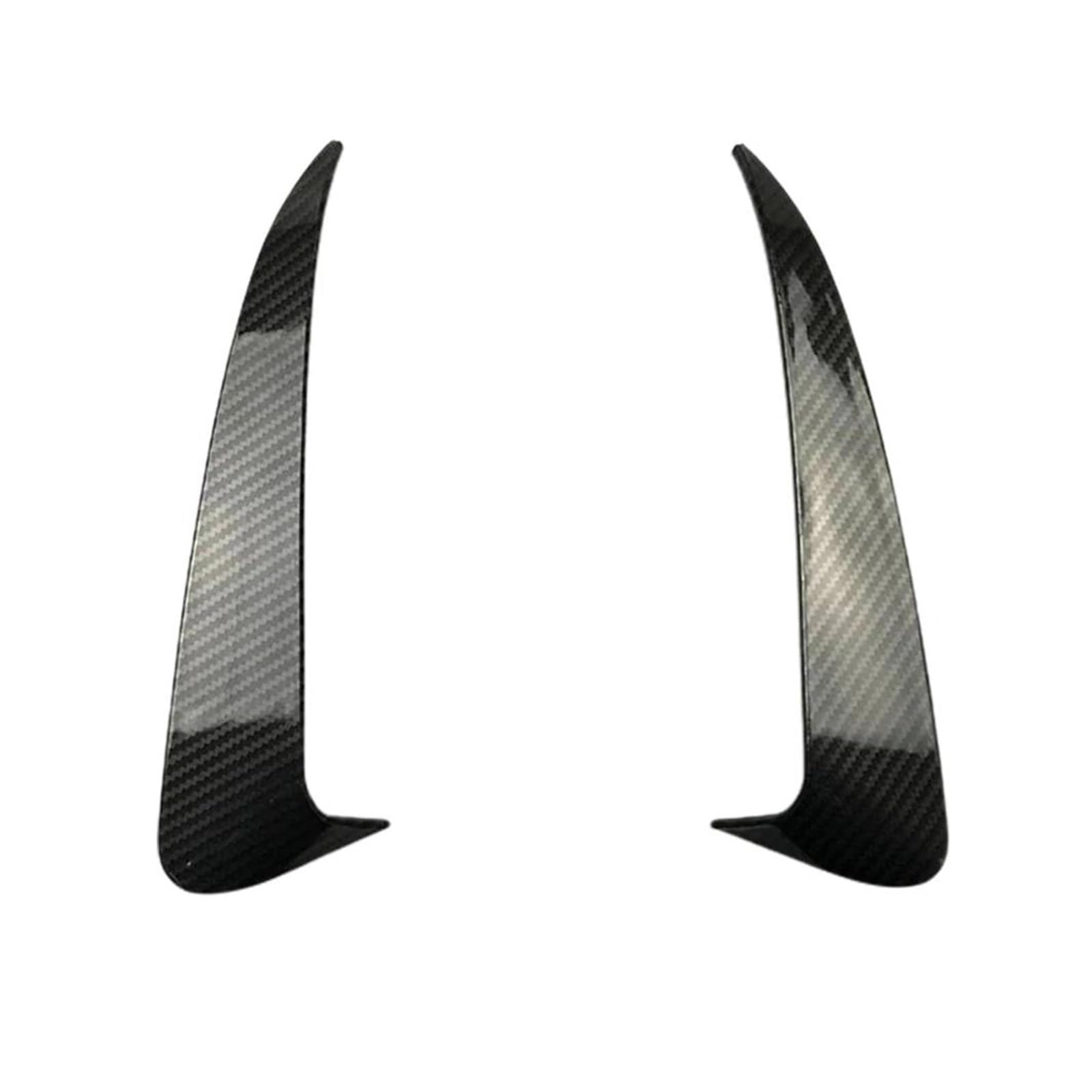 Heckklappe Dachspoiler Für C-Klasse W205 C43 C63 Auto Heckstoßstange Umgibt Luftauslass Schwanz Wind Glänzend Schwarz Stoßstange Spoiler Trim Spoiler Lippe Heckflügel(Carbon Fiber Look) von GBGWRMRYX